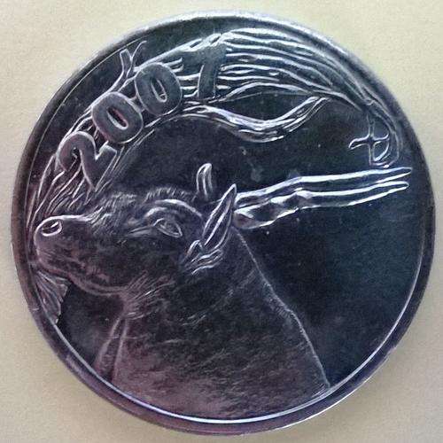 2007 SA MINT Coin World Token: Buck