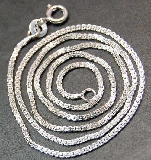 PURE .925 STERLING SILVER SOLID CHAIN 60cm