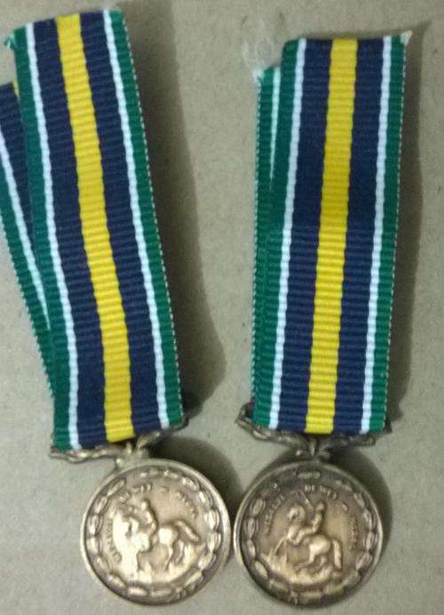 1 x Mini General De Wet Medals sold individually