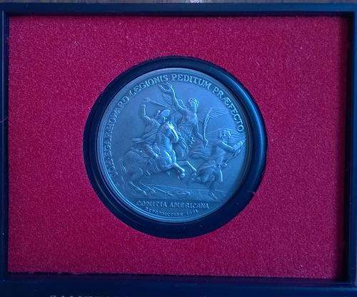 Lt. Col. John E. Howard America's First Medals with holder, Made of Pewter