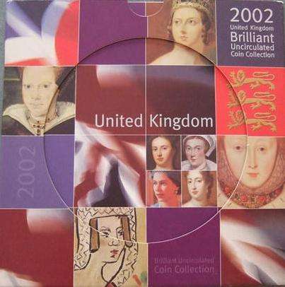 Great Britain 2002 Brilliant Uncirculated 8 Coin Set
