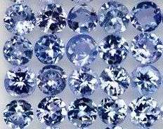 100% NATURAL MINED TANZANITES**20 PIECES****2.00mm** Violet Blue Tanzanite Round LOT.