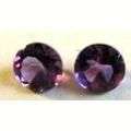 Natural Mined Brazilian Amethyst pair*** 6.2mm each & Total 1.60cts***