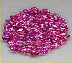 AWESOME TOP RED MARQUISE CUT RUBIES- ***MADAGASCAR*** -NO GLASS FILL- 80 PIECES AVAILABLE