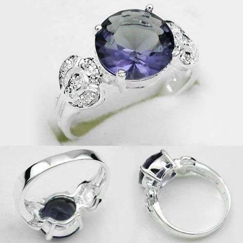 Beautiful Fashion Amethyst gemstone ring #7