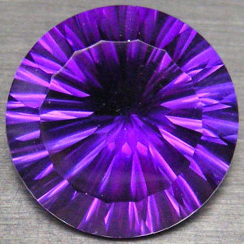 GORGEOUS CONCAVE ROUND PURPLE COLOUR CHANGING AMETHYST *** 25.73ct***