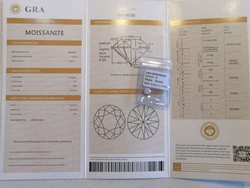 Huge 1.77ct VVS1 Moissanite Diamond