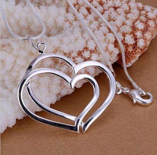 Beautiful 925 Sterling Silver Plated Necklace