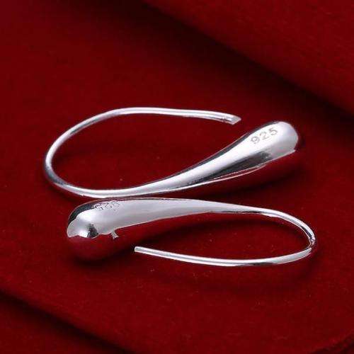Beautiful Silver Plated Drop Design Earrings