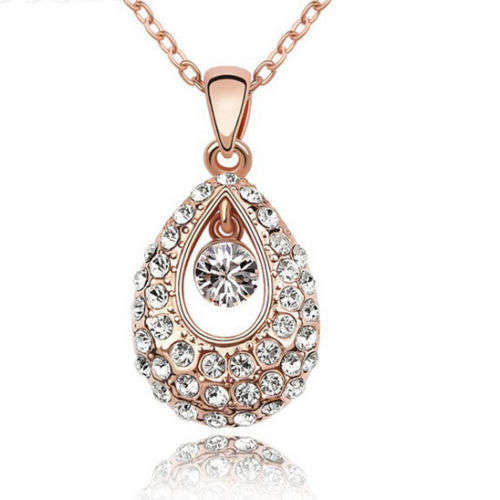 Elegant Rhinestone Crystal Necklace