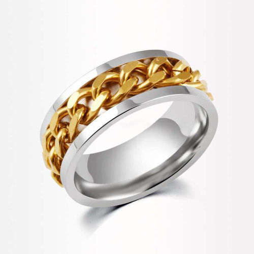 Size 10 1/2 - Men's Stainless Steel Ring