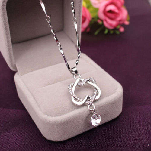 Elegant Rhinestone Crystal Necklace