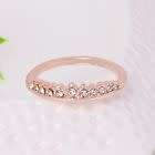 Petite Gold Filled White Crystal Ring - 7 1/4