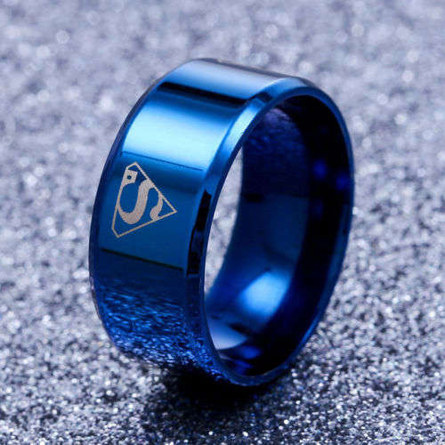 Men's Stainless Steel Ring -  Size  8