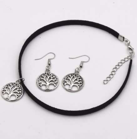 Tree of Life Necklace & Earring Jewellery Set