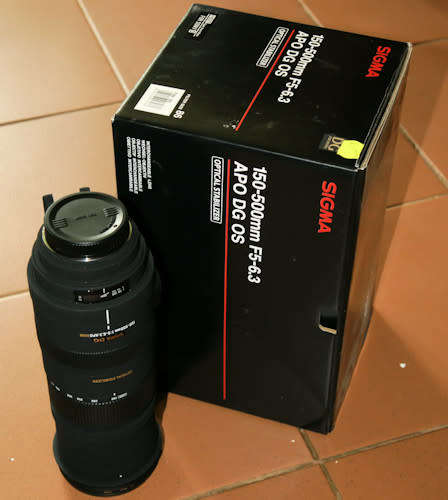 Sigma 150-500mm F5-6.3 DG APO HSM OS A-mount