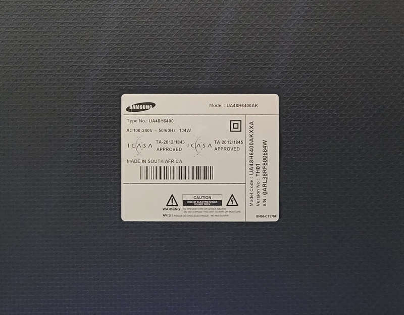 Samsung UA48H6400 TV