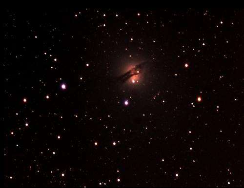 NGC5128 DSI PRO II IR, Red, Green, Blue filter combined Unprocessed