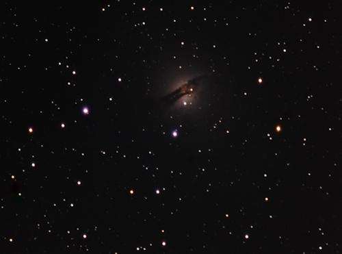 NGC5128 DSI PRO II IR, Red, Green, Blue filter combined Processed