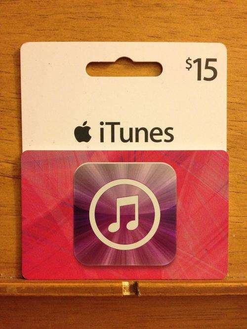 US iTunes Gift Card - $15 - Redeemable at U.S. iTunes Store Only