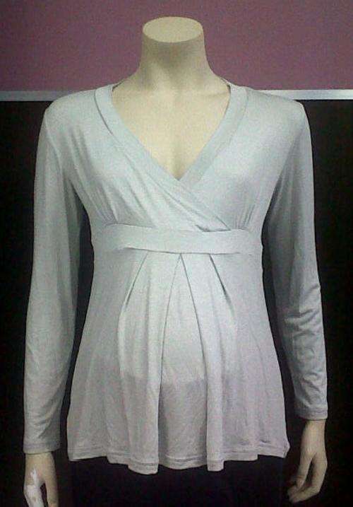 Ivory mock wrap maternity top.M,L,XL.Brand new clearing out stock.