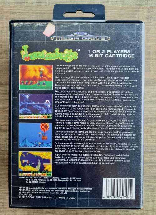 Lemmings - Sega Megadrive