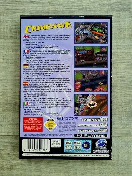 Crimewave - Sega Saturn