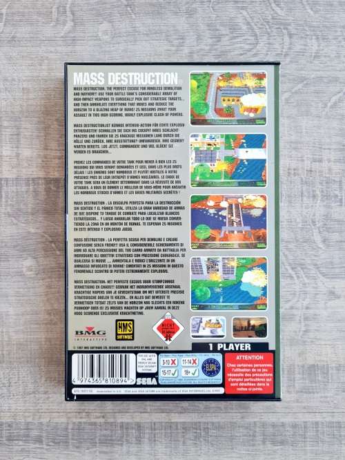 Mass Destruction - Sega Saturn