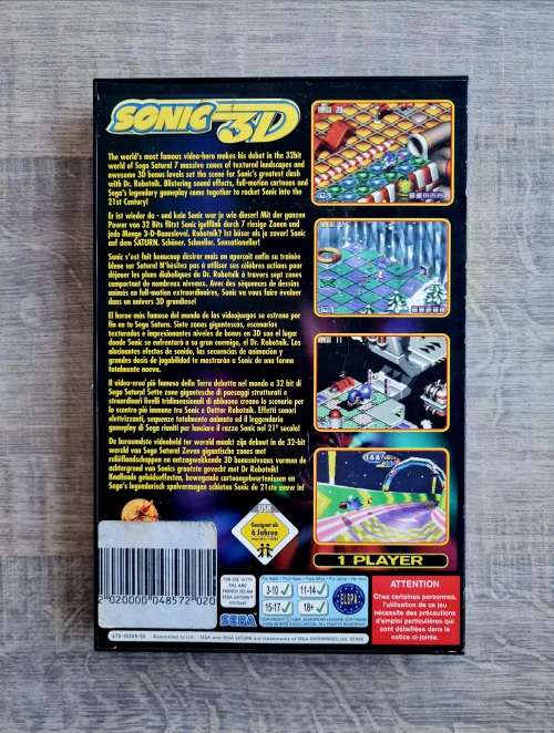 Sonic 3D - Sega Saturn