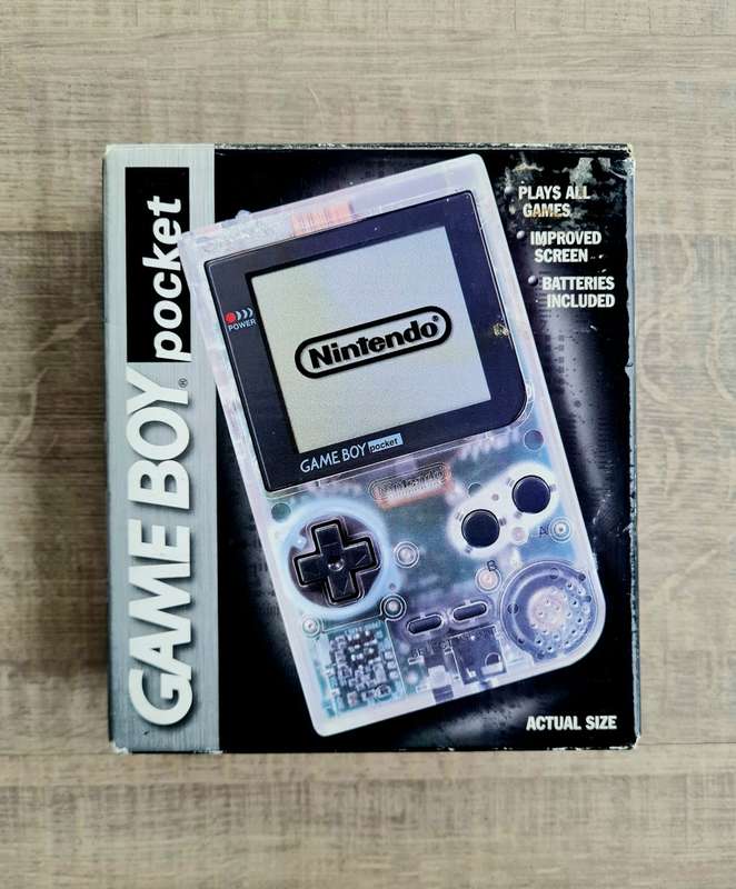 Boxed Clear Game Boy Pocket