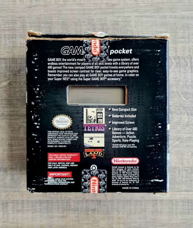 Boxed Clear Game Boy Pocket