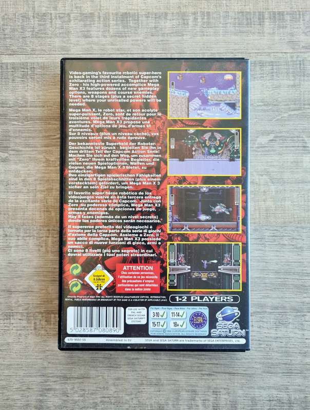 Megaman X3 - Sega Saturn