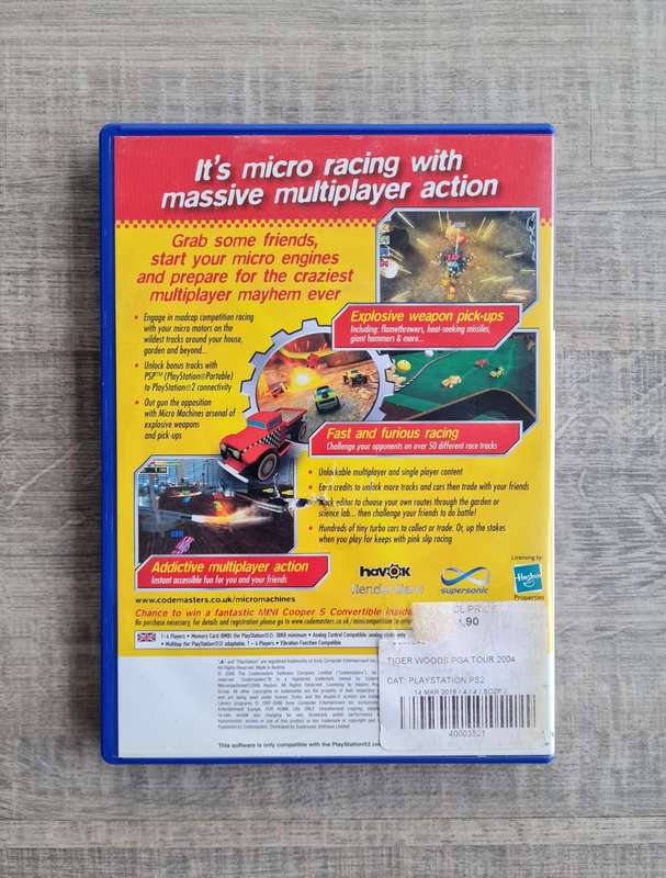 Micro Machines V4 - Playstation 2 (PS2)