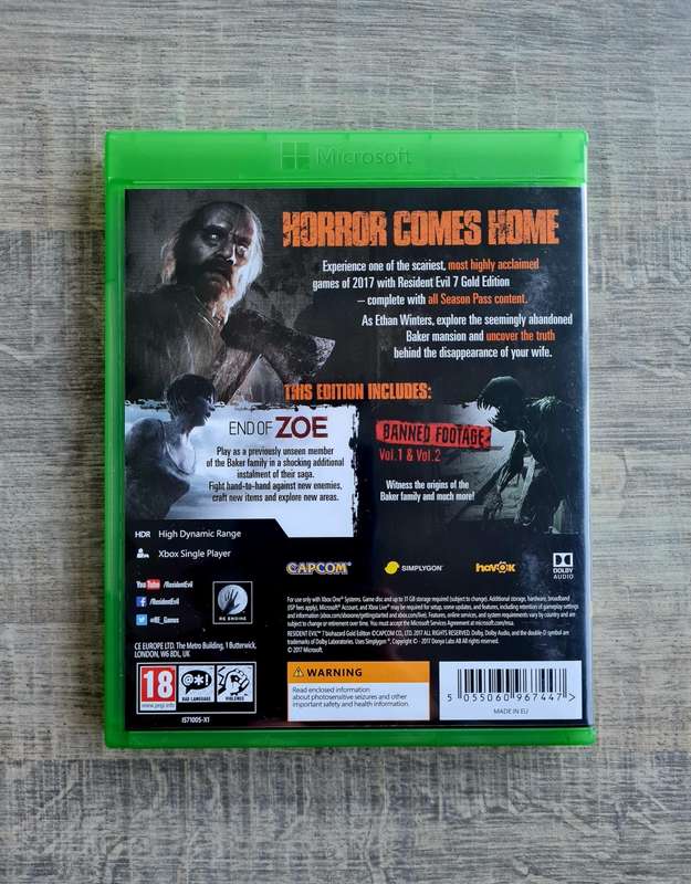 Resident Evil 7 Gold Edition - Xbox One