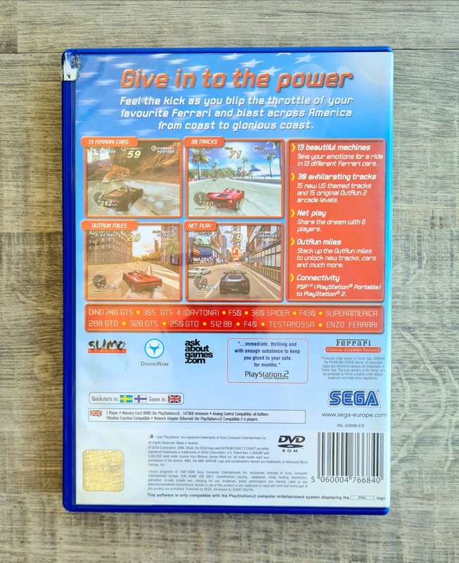 Outrun 2006: Coast to Coast - Playstation 2 (PS2)