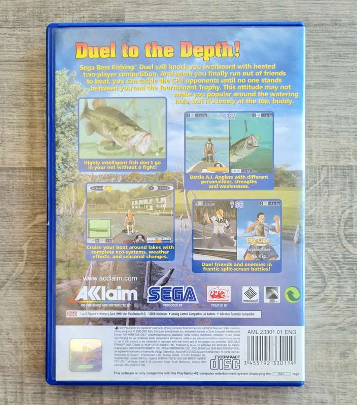 Sega Bass Fishing Duel - Playstation 2 (PS2)