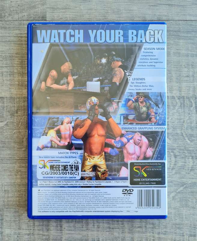 WWE Smackdown: Here Comes the Pain - Playstation 2 (PS2)