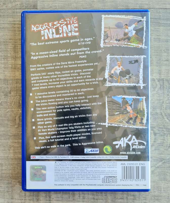 Aggressive Inline - Playstation 2 (PS2)
