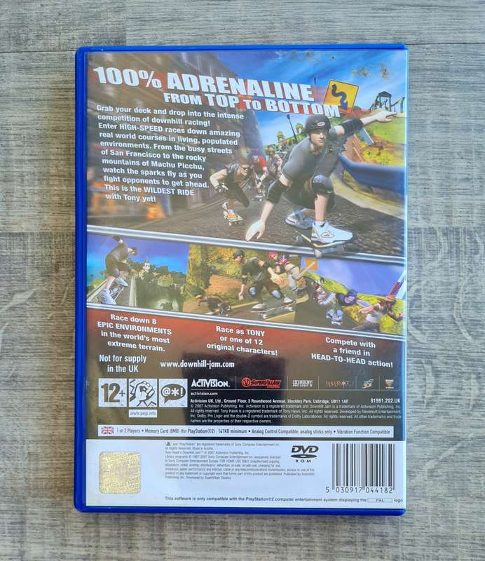 Tony Hawk`s Downhill Jam - Playstation 2 (PS2)
