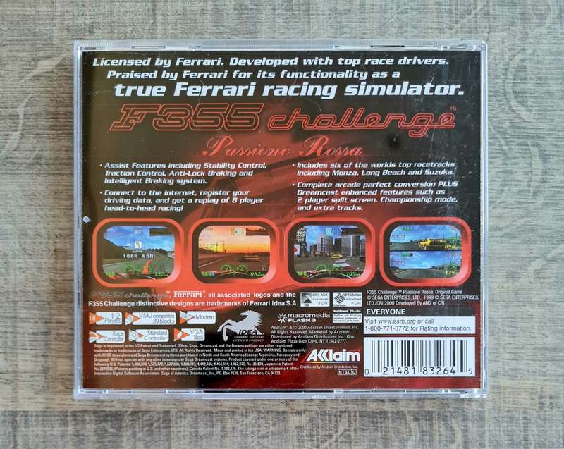 Ferrari F355 Challenge - Sega Dreamcast