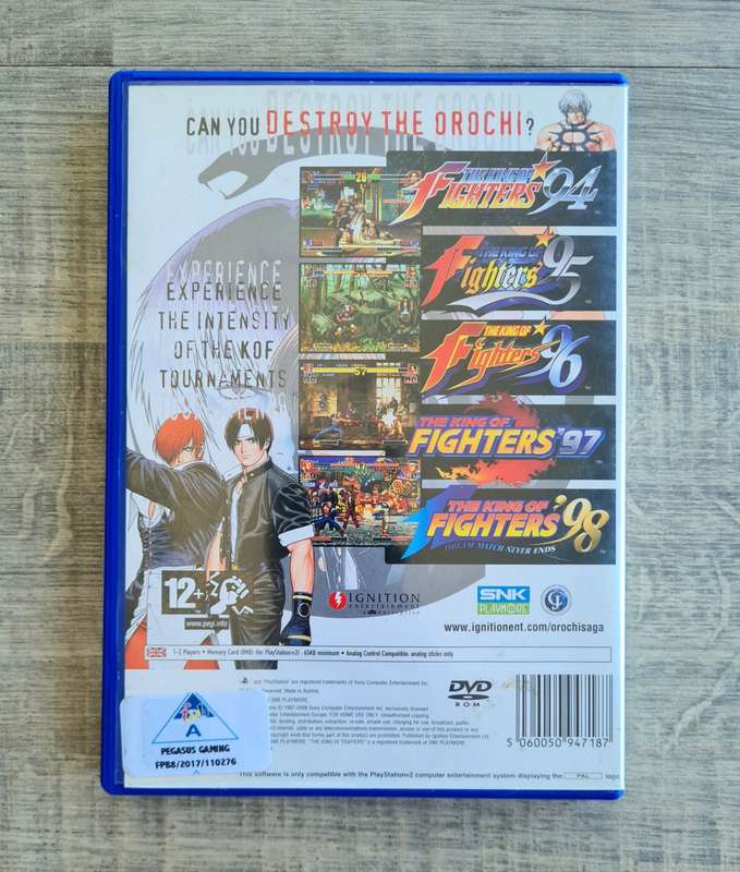 King of Fighters Collection: The Orochi Saga - Playstation 2 (PS2)