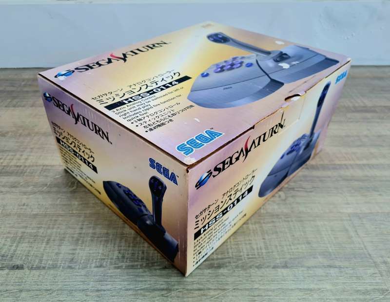 Boxed Sega Saturn Mission Stick Flight Controller