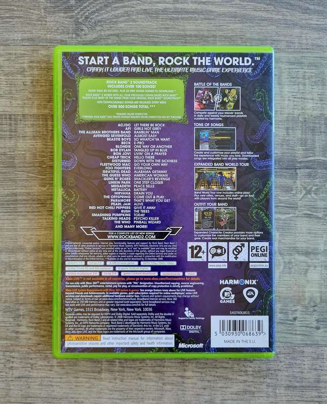 Rock Band 1, 2 and 3 Bundle - Xbox 360