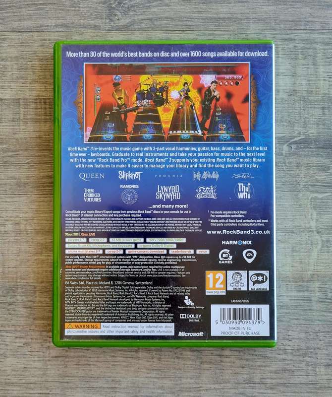 Rock Band 1, 2 and 3 Bundle - Xbox 360