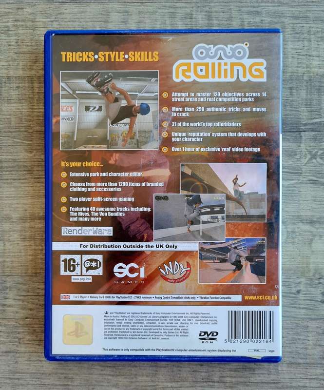 Rolling - Playstation 2 (PS2)