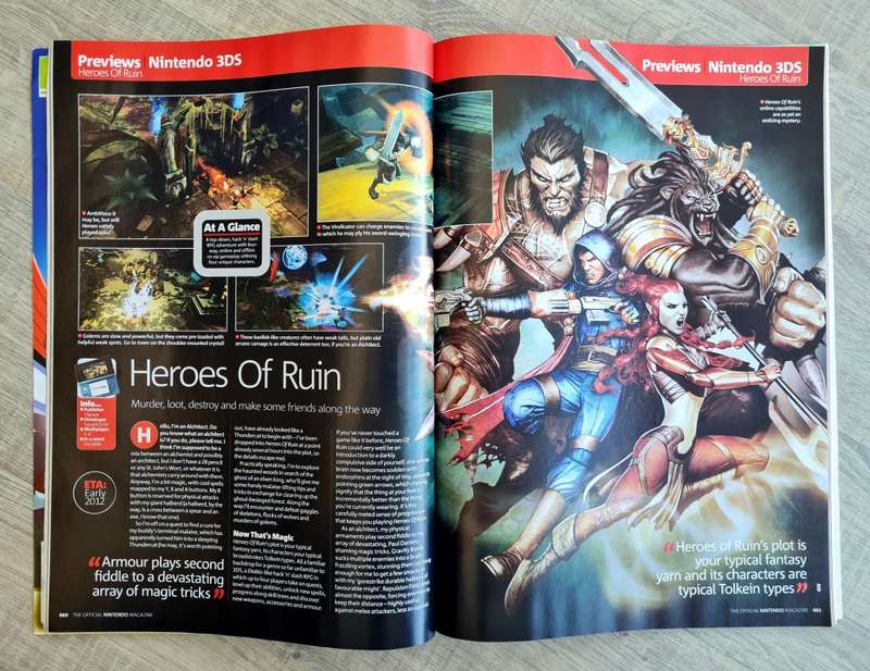 Official Nintendo Magazine from February 2012.