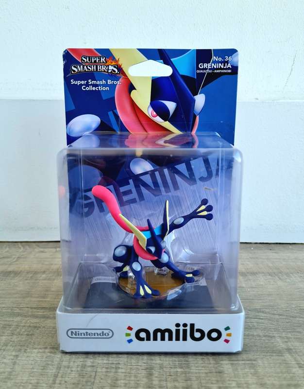 Super Smash Bros Greninja Pokemon Amiibo