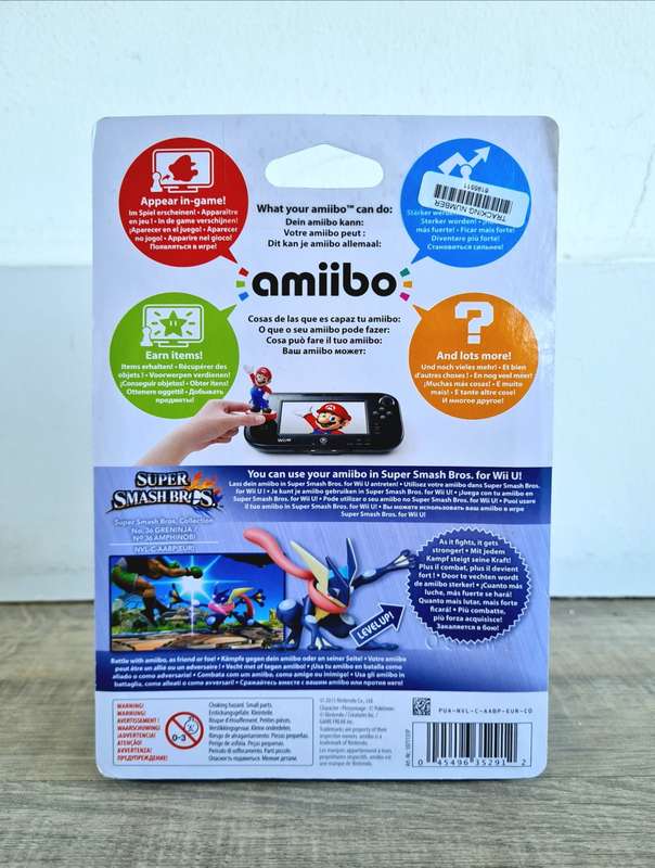 Super Smash Bros Greninja Pokemon Amiibo