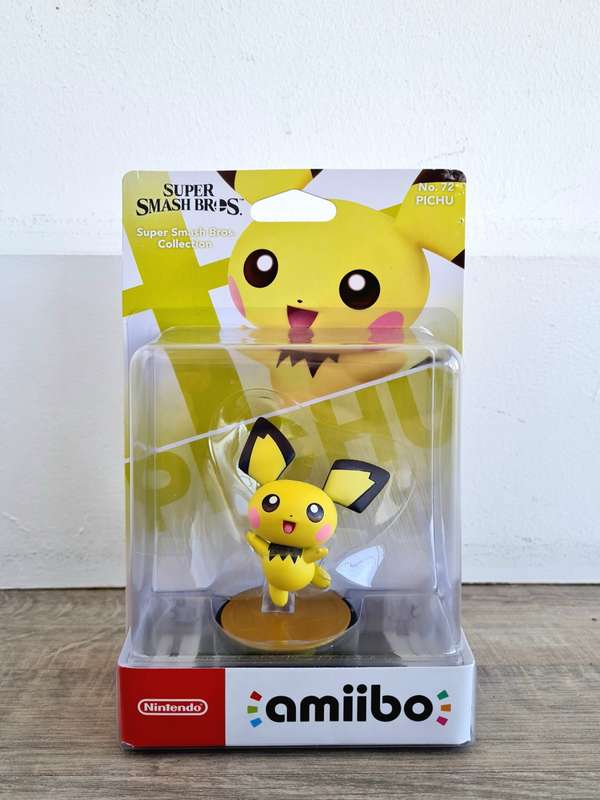 Super Smash Bros Pichu Pokemon Amiibo