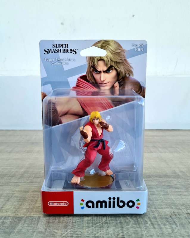 Super Smash Bros Ken Street Fighter Amiibo